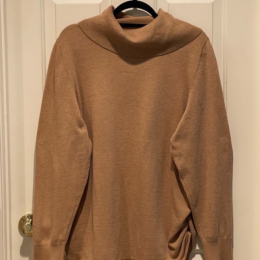 Elegant Tan Women's Sweater